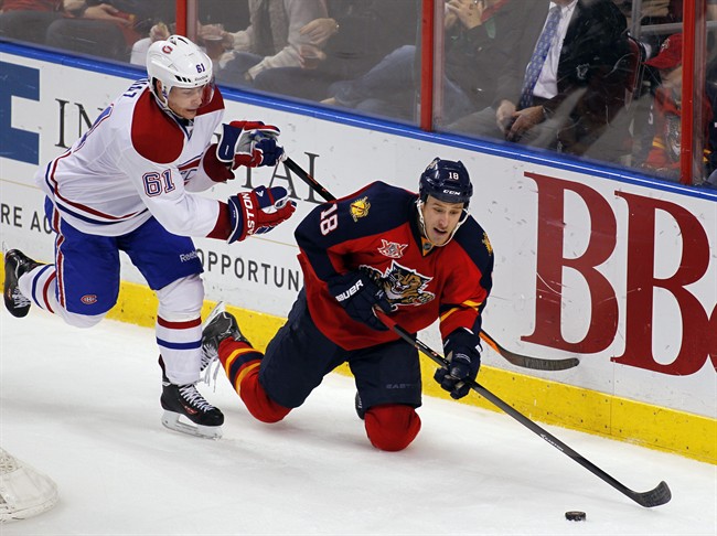 Panthers play the Habs on Dec. 29, 2013.