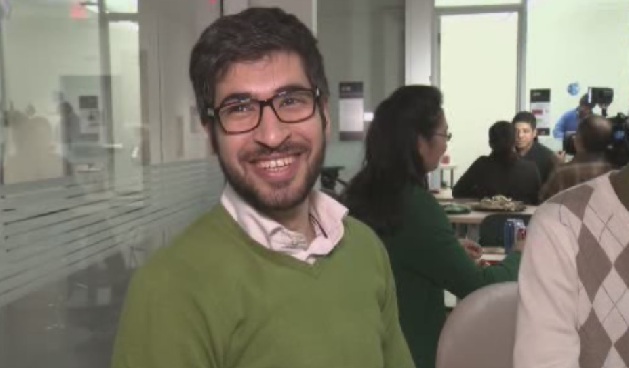 A Christmas dinner was held for foreign students who could not make it home for Christmas.