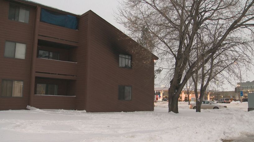 A Monday evening apartment fire in west Edmonton resulted in one person being taken to hospital with smoke  inhalation, Tuesday, December 24, 2013. 
