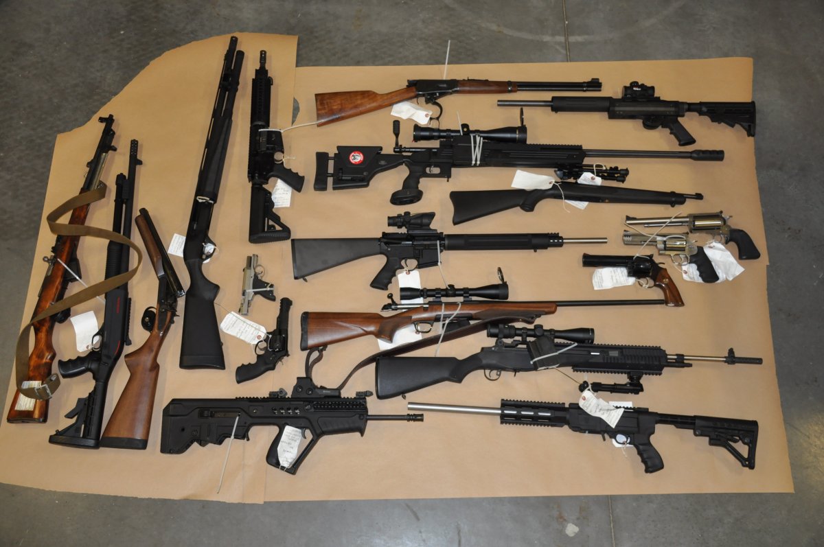 Courtenay man arrested after seizure of 19 guns, plus drugs and weapons - image