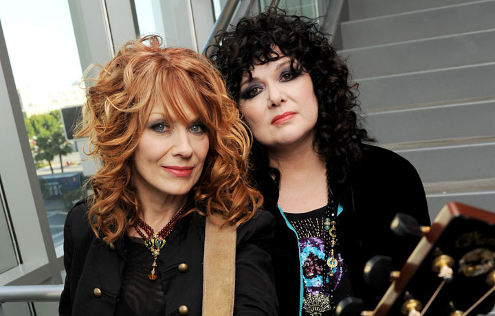 Ann Wilson and Nancy Wilson of Heart, pictured in May 2010.