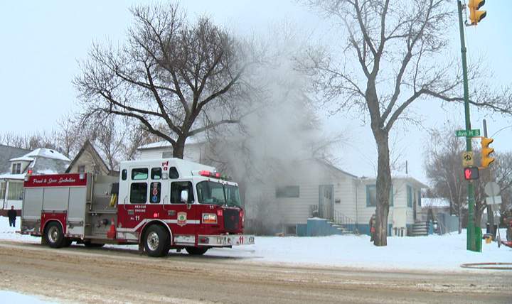Investigators looking for the cause of a noon hour house fire in Saskatoon.