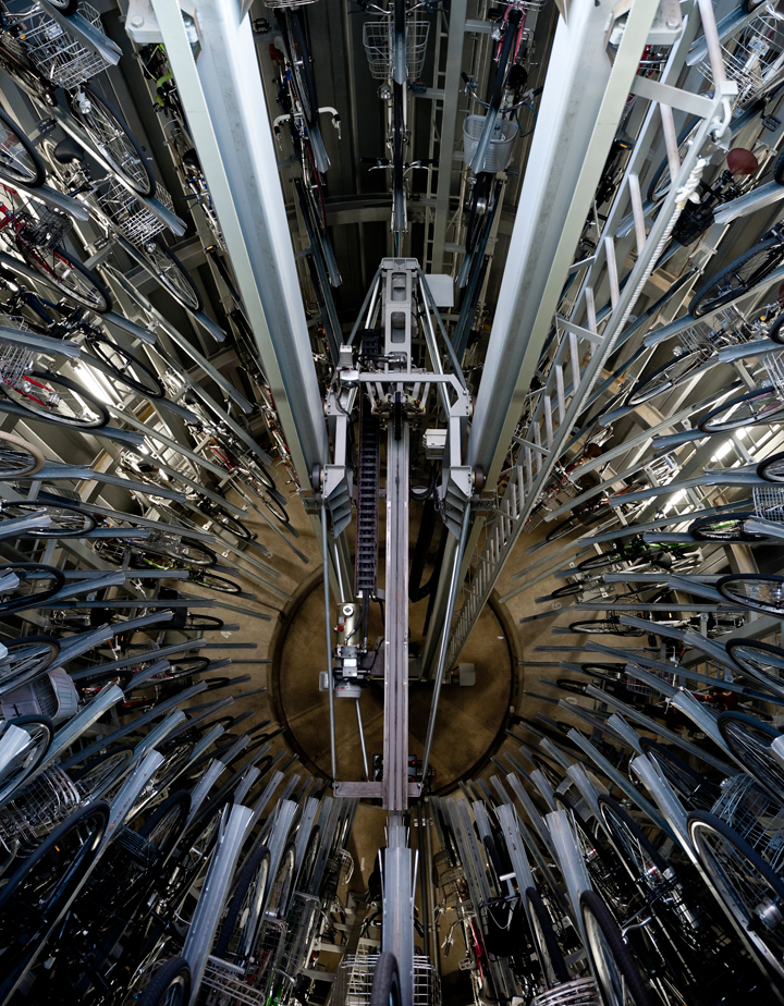 A top inside view of the ECO Cycle system:(Photo credit: Keith Tsuji/Getty Images)