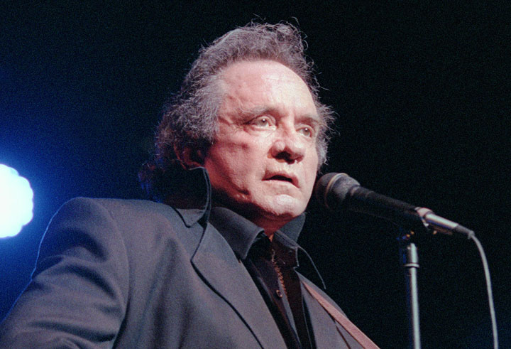 Johnny Cash, pictured in 1997.