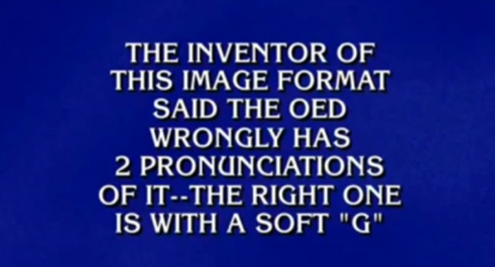 ‘Jeopardy!’ may have finally settled the debate on pronouncing ‘GIF’ - image