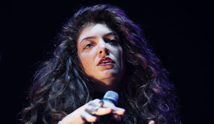 Lorde, pictured in July 2013.