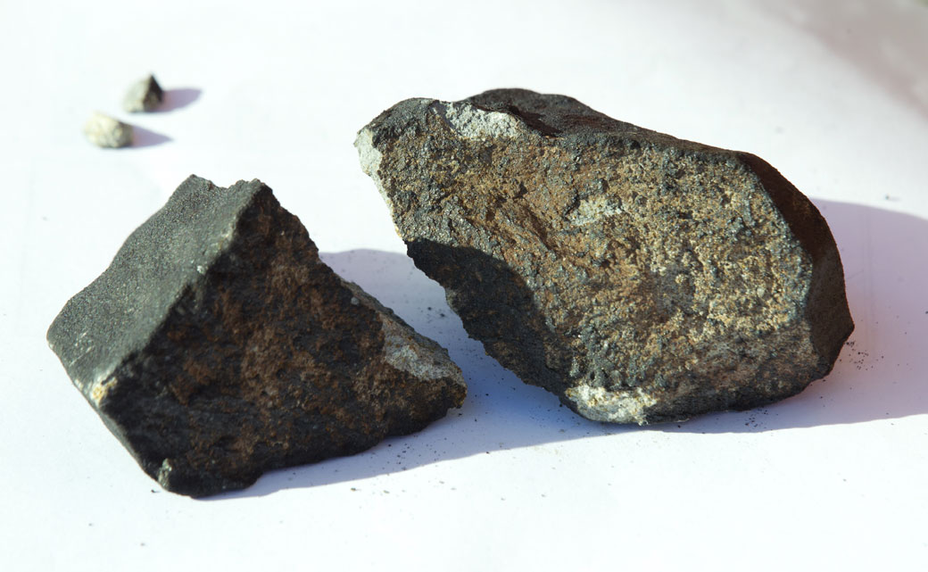 Meteorites can be a cool gift for that astronomy or geology geek. (Bendisksby, Terje/AFP/Getty Images)