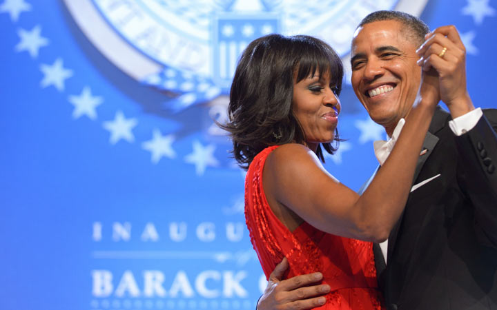 Michelle Obama's bangs