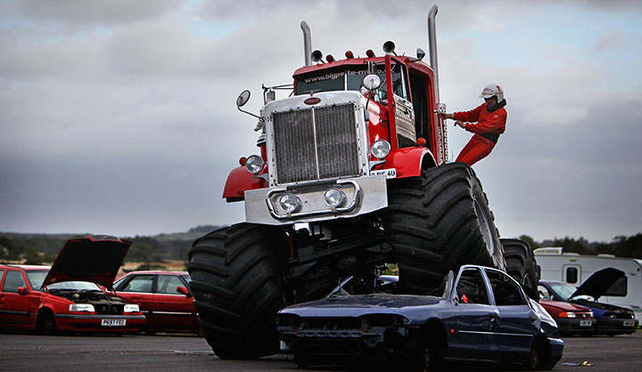 VIDEO: Paramount Starts Shooting Semi-Secret Monster Trucks