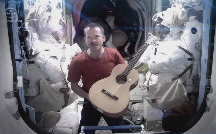 Chris Hadfield's cover of Space Oddity might soon be back on YouTube