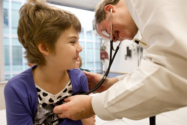 Child with doctor