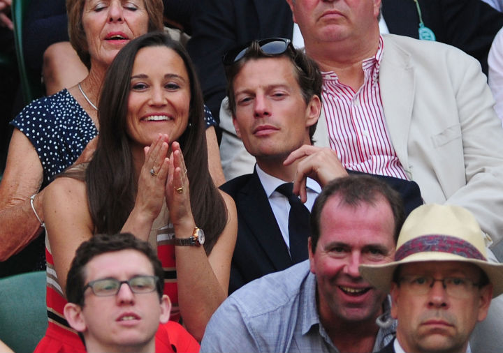 Pippa Middleton and Nico Jackson at Wimbledon
