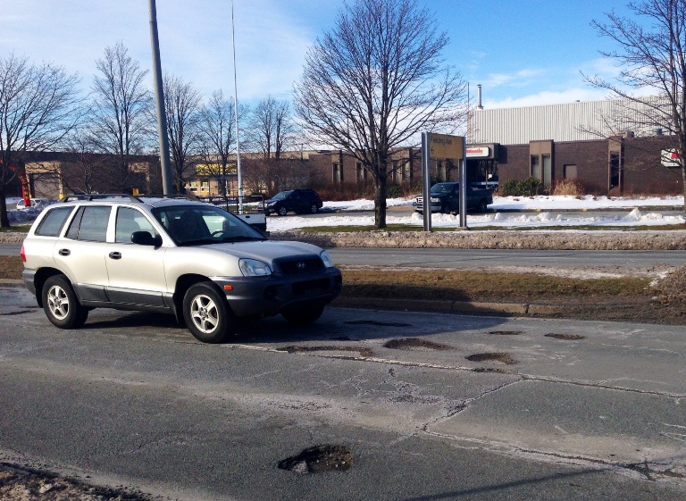 Potholes are typically seen in late January and early February but, according to the Halifax Regional Municipality, HRM, they're here early.