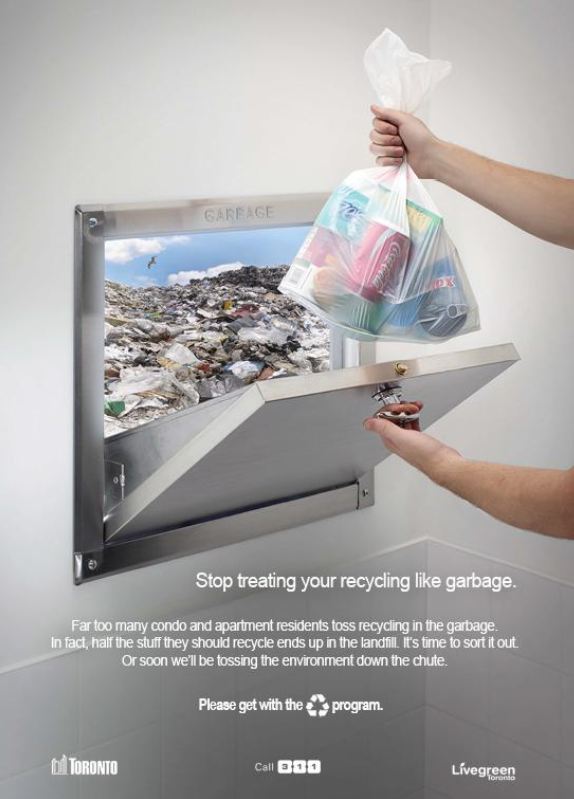 Toronto’s recycling campaign (City of Toronto)