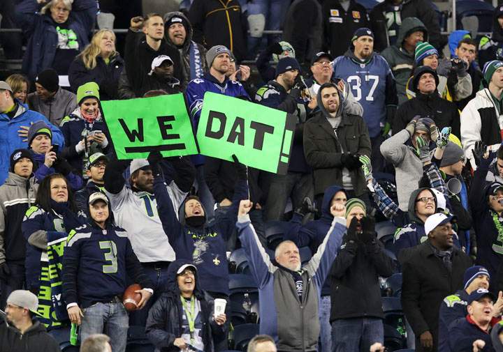 Seattle Seahawks fans.