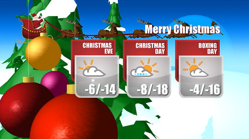 Global’s Peter Quinlan with the Evening News weather forecast for Dec. 23/24 in Saskatoon.