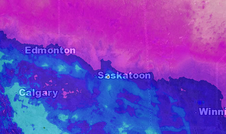 Temperatures expected to change drastically in southern Saskatchewan, according to Environment Canada.