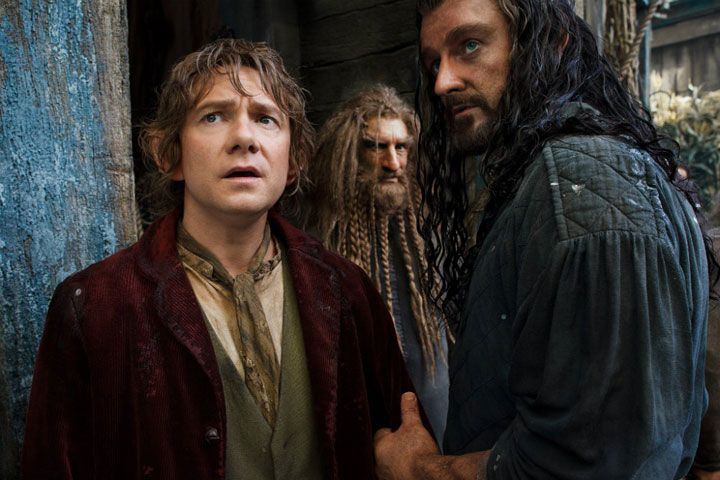 A scene from 'The Hobbit: The Desolation of Smaug.'.