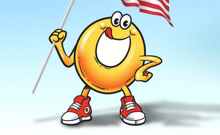 Image of the SpaghettiOs mascot that was used to commemorate the anniversary of Pearl Harbor by the brand on Twitter.