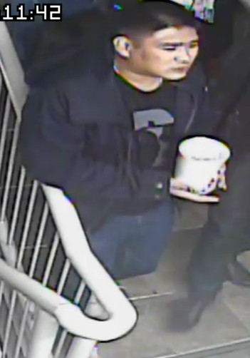 Police hope to speak to this man, in connection to a stabbing outside a downtown Karaoke bar in October.