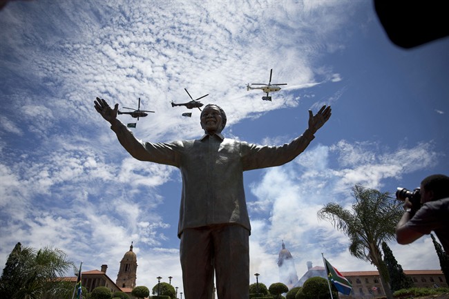 Nelson Mandela statue unveiled in South Africa capital - image
