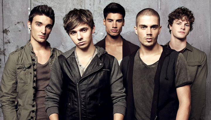 Tom, Nathan, Siva, Max and Jay of The Wanted.