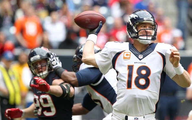 Denver Broncos Peyton Manning has won his fifth Associated Press NFL
Most Valuable Player award in a landslide.
