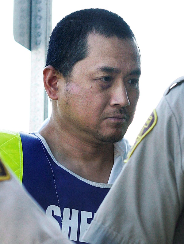 Vince Li appears in a Portage La Prairie, Man. court Tuesday, August 5, 2008. THE CANADIAN PRESS/John Woods.