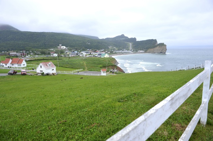 Percé, a small village near the tip of the Gaspé Peninsula in Quebec.