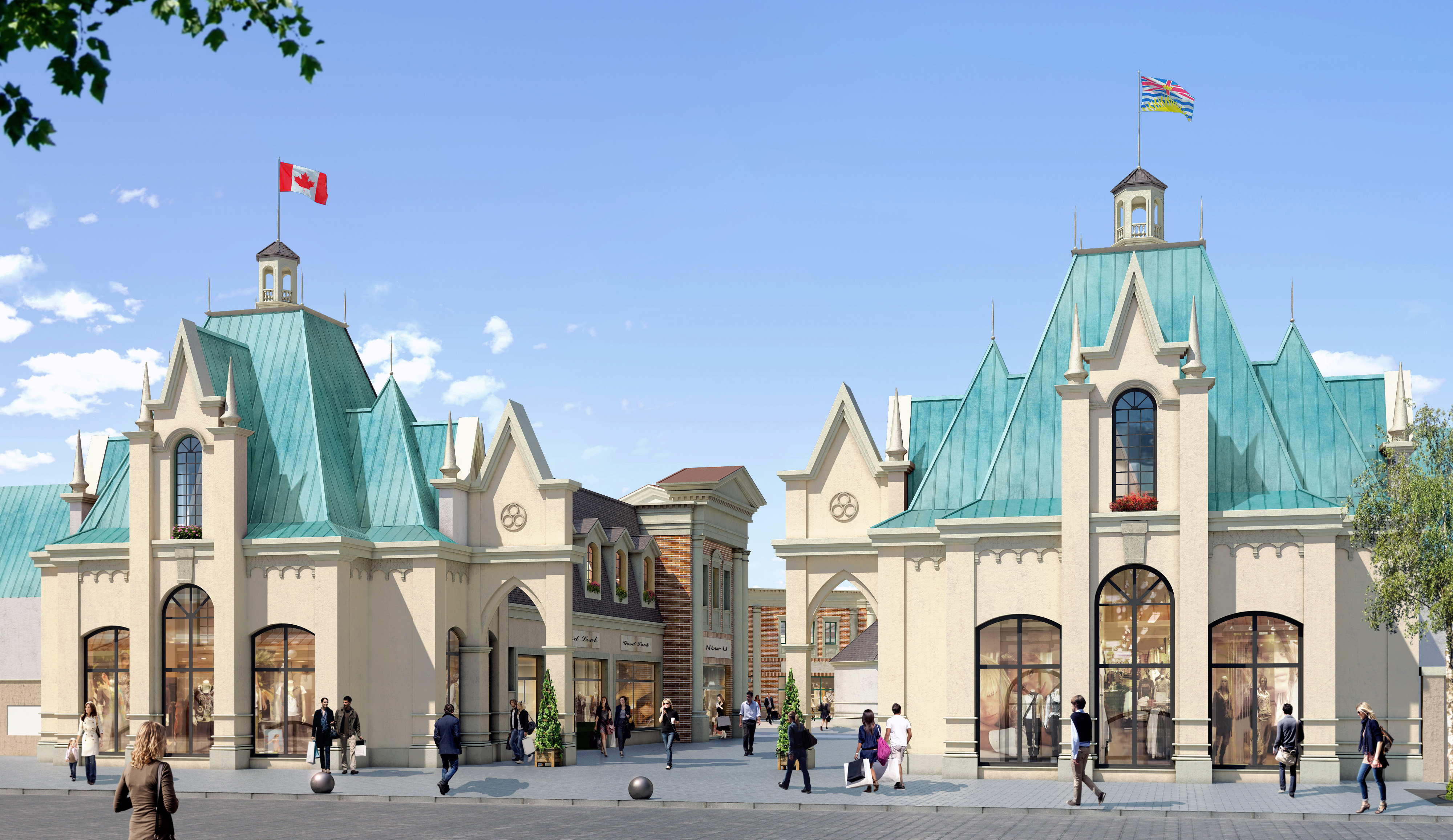 Ground Breaks On New Luxury Outlet Mall Near YVR BC Globalnews Ca   2014 01 14 Mcarthurglen Vancouver Main Entrance 