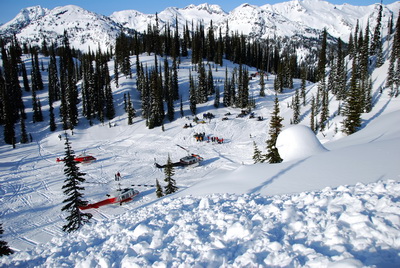File photo of snow in B.C. 