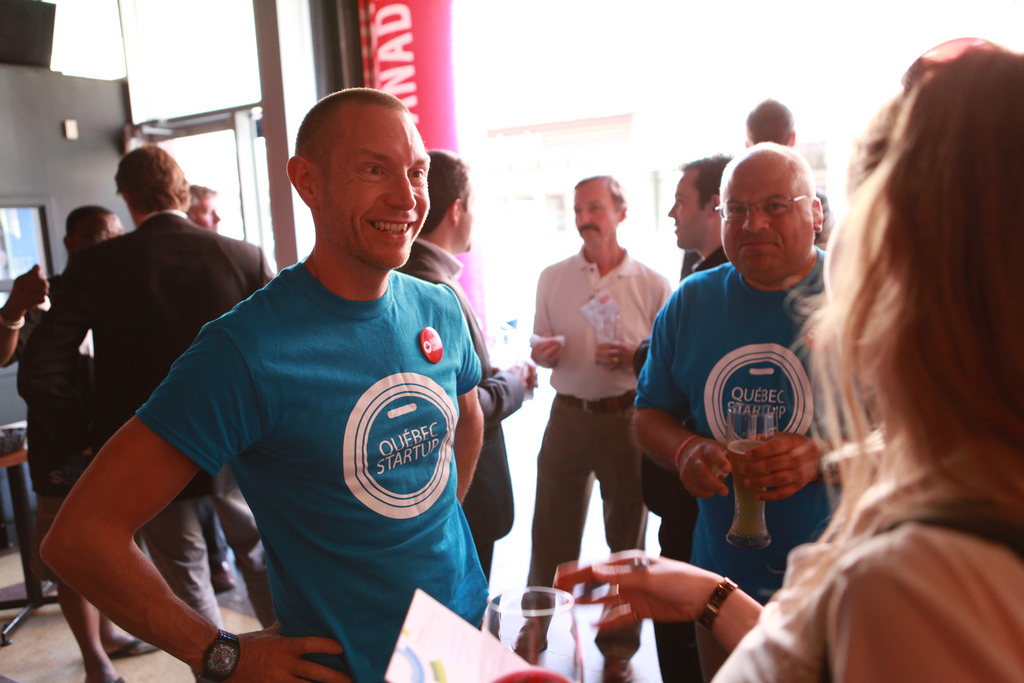 Startup Canada networking event in Quebec.