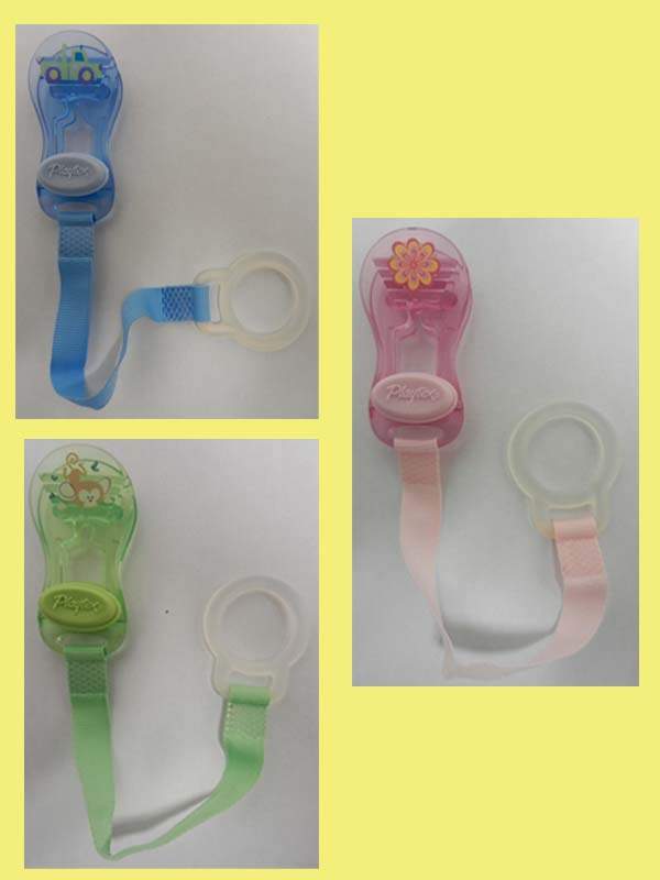 Playtex is recalling 1.4 million pacifier holders because of concern that a small child could choke if a part of the clip broke off.