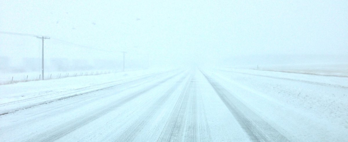 It may be cold outside, but it’s much clearer than yesterday after blowing snow and ice caused multiple collisions across southern Saskatchewan yesterday afternoon.