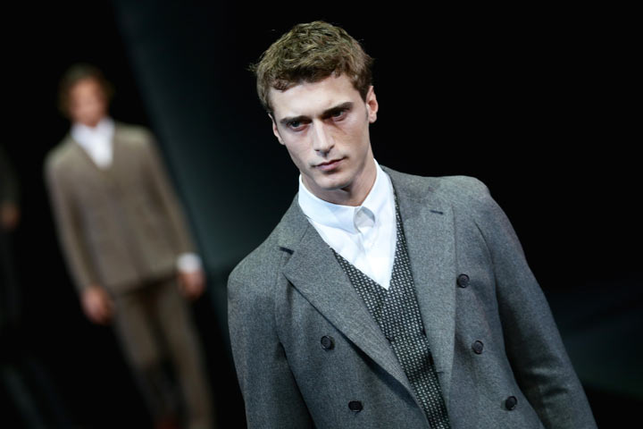 Armani evolves the three-piece suit for next winter | Globalnews.ca