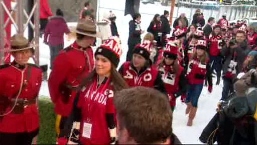 Banff hosts block party for Canada's Olympic athletes.