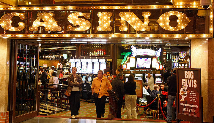 A general view of an entrance at Bill's Gamblin' Hall & Saloon November 24, 2008 in Las Vegas, Nevada.