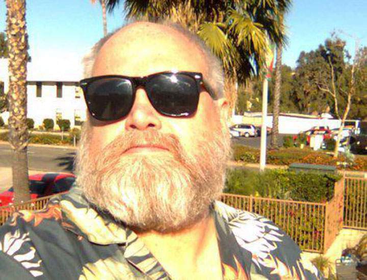 Nick Blagona, pictured in a self-portrait posted on Facebook in 2013.