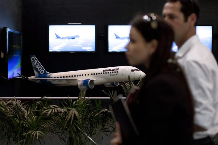 Bombardier Aerospace (TSX:BBD.B) says it has signed a firm agreement to to sell 16 of its CS300 aircraft to a Saudi Arabian airline with an option to sell an additional 10 aircraft.
