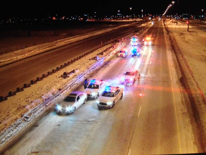 A dangerous high-speed chase north of Montreal ended with the arrest of three people in Laval, Que. on January 24, 2014.
