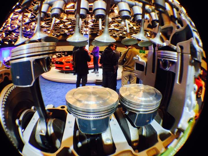 A glimpse at the cars on display at the 46th edition of the Montreal International Auto Show on January 20, 2014.