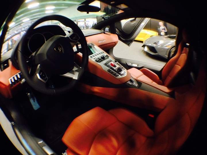 A glimpse at the cars on display at the 46th edition of the Montreal International Auto Show on January 20, 2014.