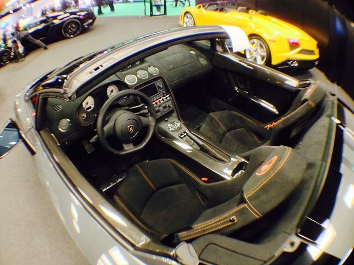 A glimpse at the cars on display at the 46th edition of the Montreal International Auto Show on January 20, 2014.