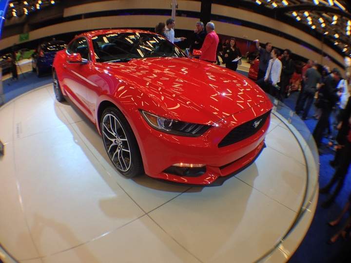 A glimpse at the cars on display at the 46th edition of the Montreal International Auto Show on January 20, 2014.
