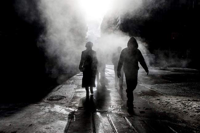 Temperatures are forecast to drop to -12 C in Toronto and -11 in
Hamilton on Sunday night.