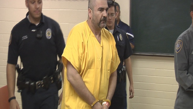 Arturo Almaguer, 44, has pleaded not guilty to capital murder charges.