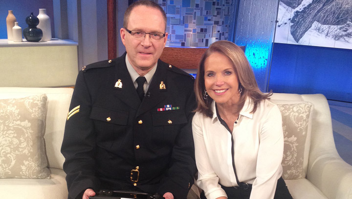 Cpl. Doug Green appeared on the Katie Couric show during an episode dedicated to life changing drones.