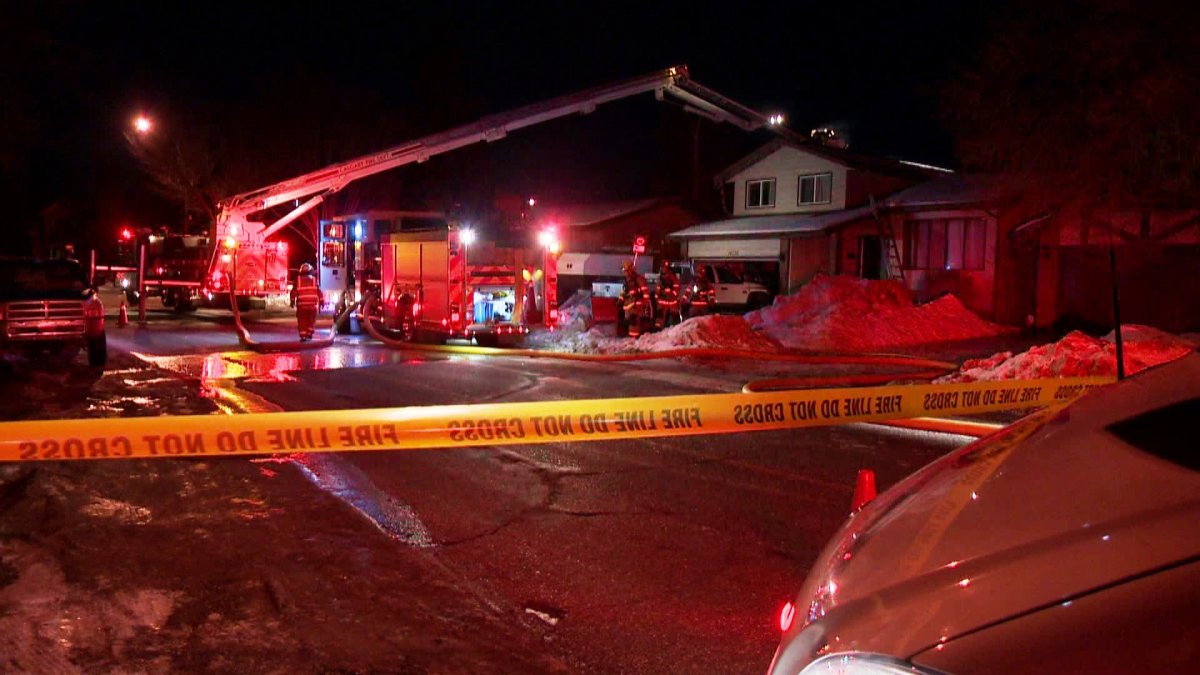 Firefighters were called to a home on Deer Ridge Drive S.E. around 10:30 p.m. on Thursday, January 16, 2014.