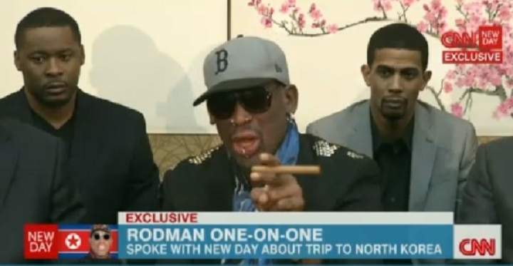 Dennis Rodman gets fired up on CNN while discussing his "basketball diplomacy" mission in North Korea.