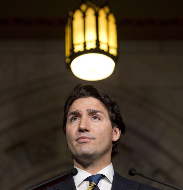 Liberal Leader Justin Trudeau is sticking with his assertion that the middle class is struggling with stagnant incomes and skyrocketing household debt, no matter what Statistics Canada says.
